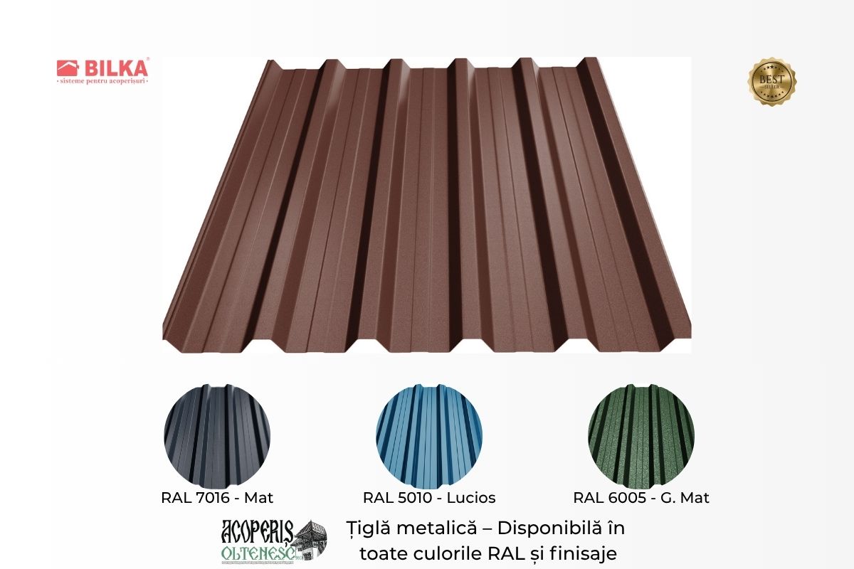 Tabla cutata BILKA T35 pentru acoperis